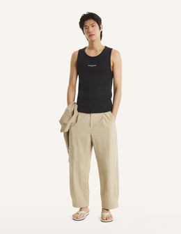 Maison Kitsune Paris Ribbed Tank Top