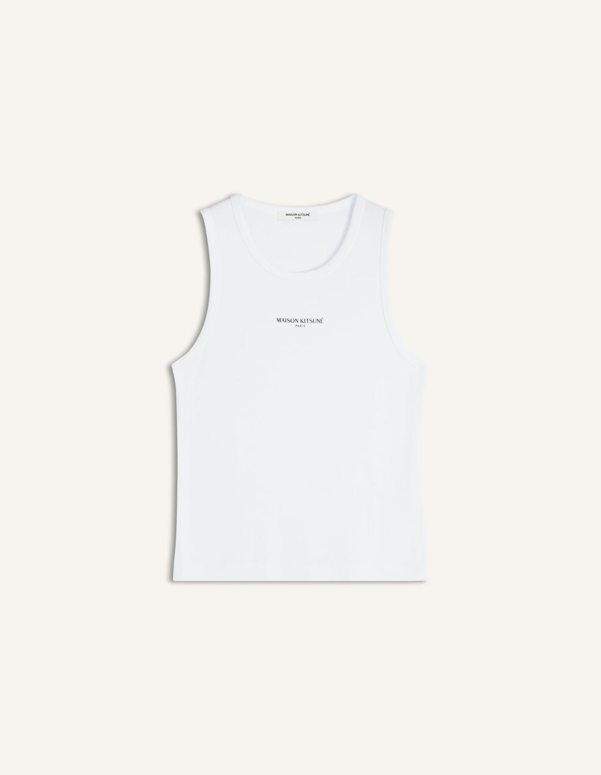 Maison Kitsune Paris Ribbed Tank Top