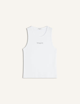 Maison Kitsune Paris Ribbed Tank Top