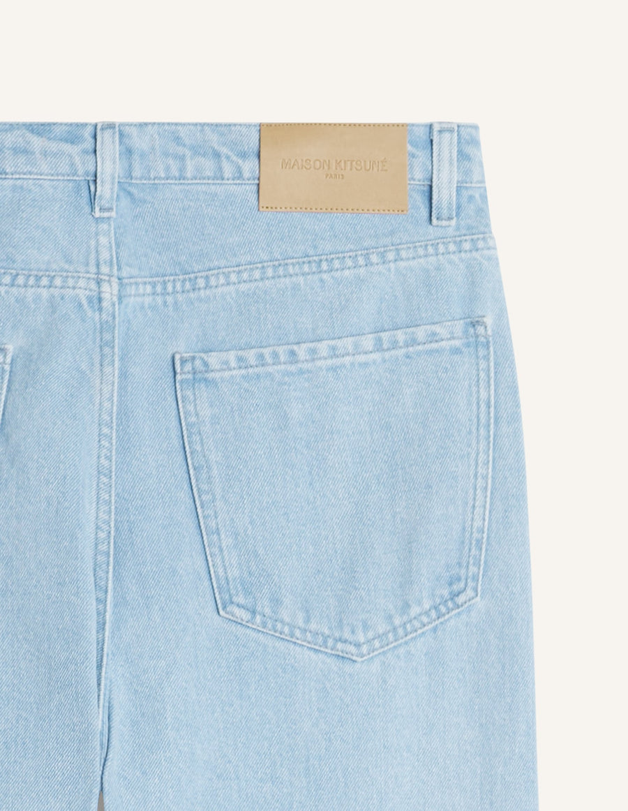 Light Wash Wide Jeans