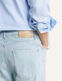 Light Wash Wide Jeans