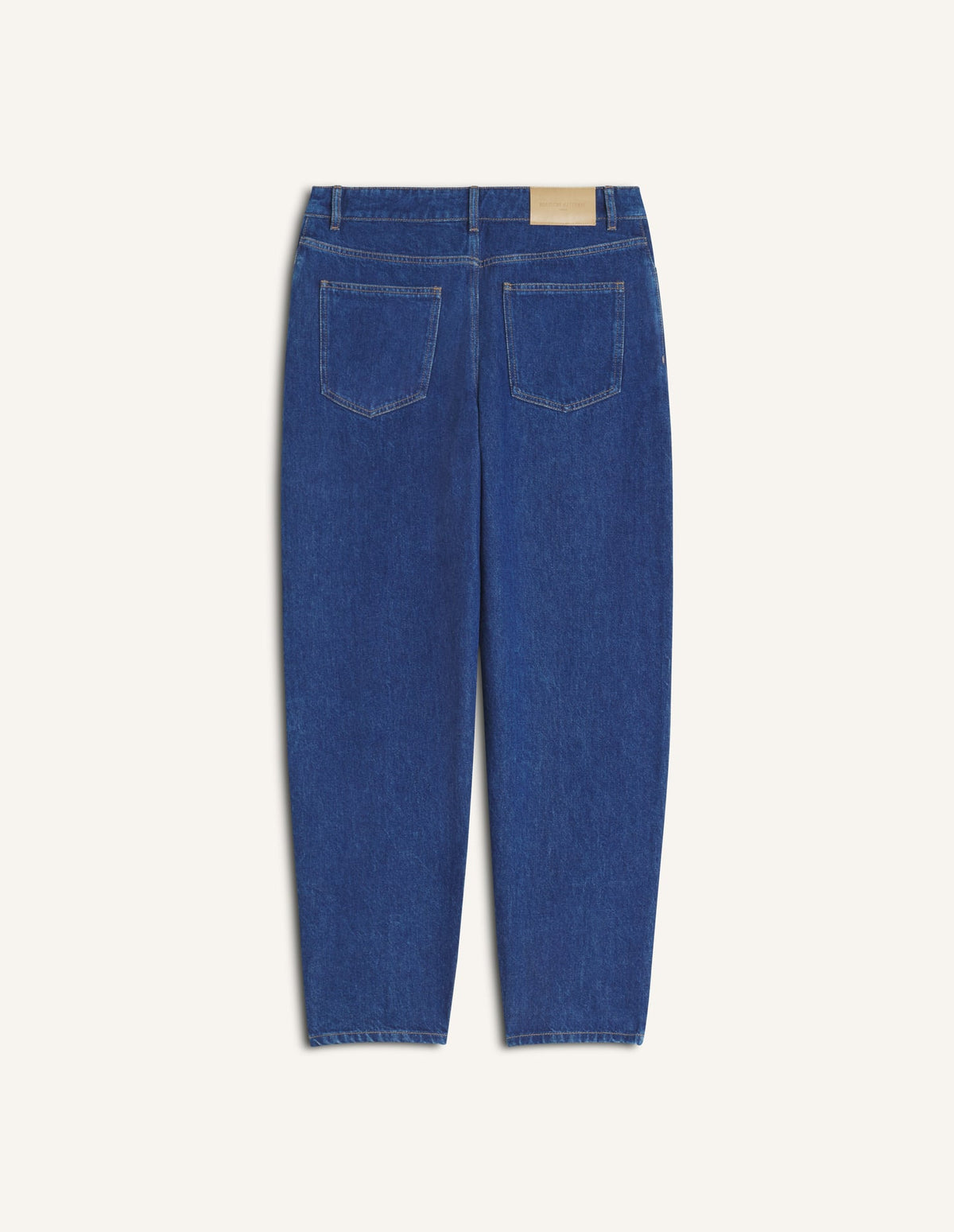 Washed Indigo Tapered Leg Denim