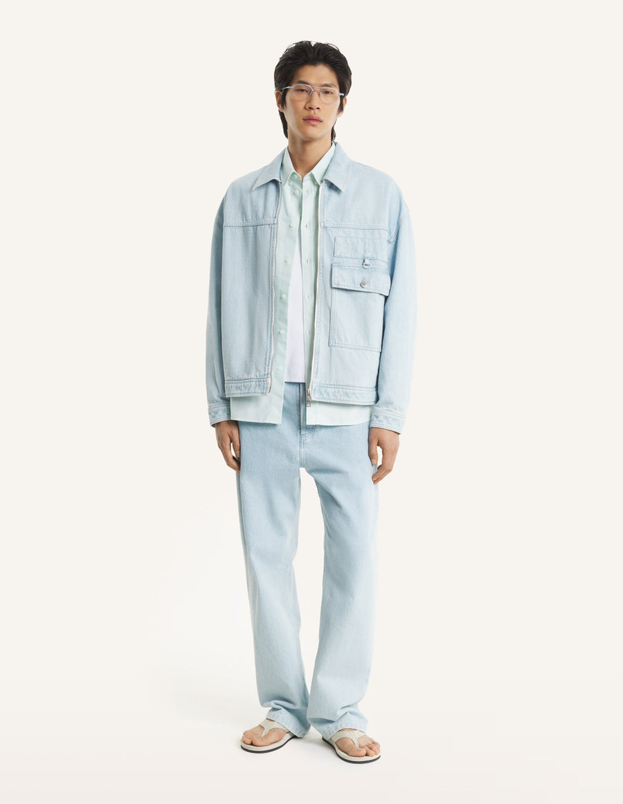 Zipped Denim Jacket