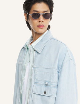 Zipped Denim Jacket