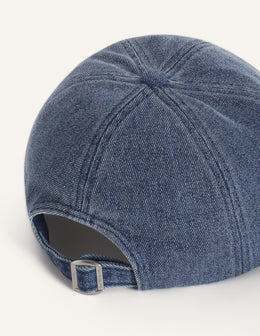 Poetic Script Denim Cap