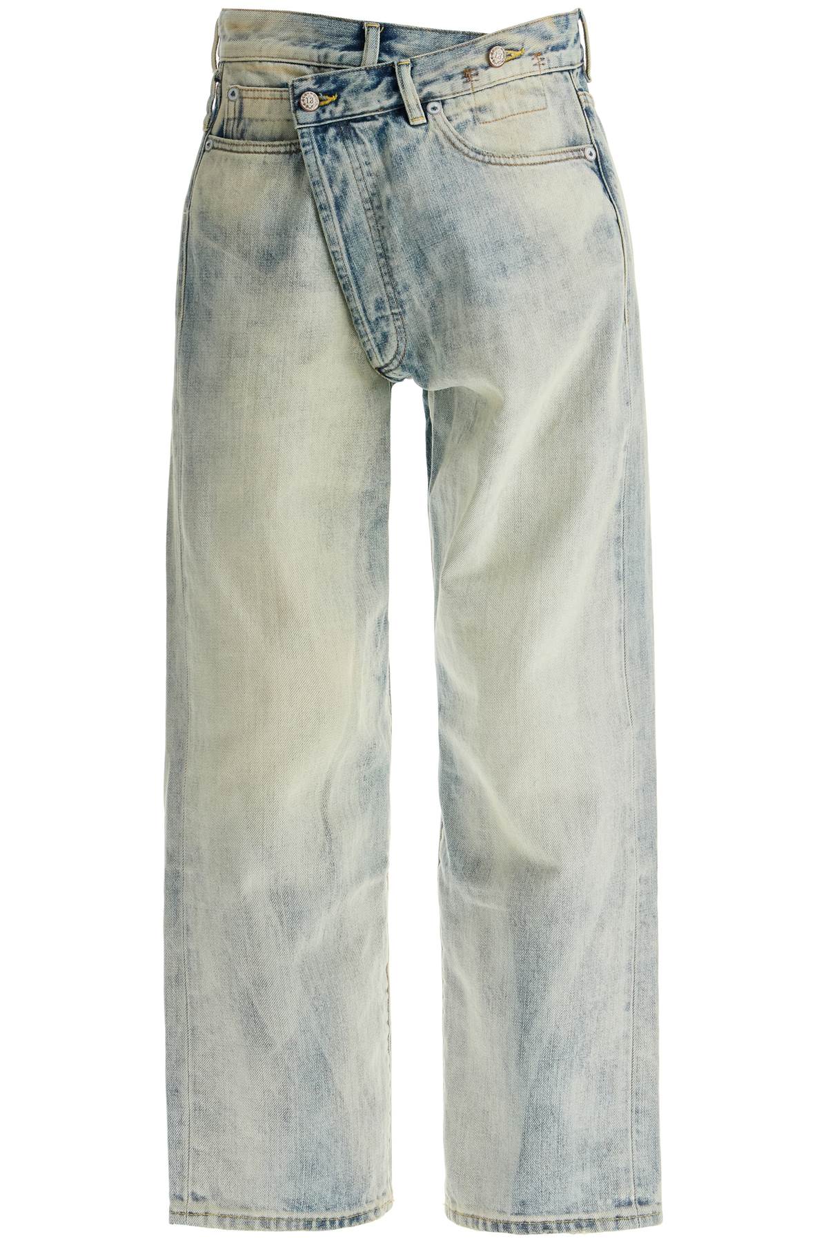 R13 crossover denim