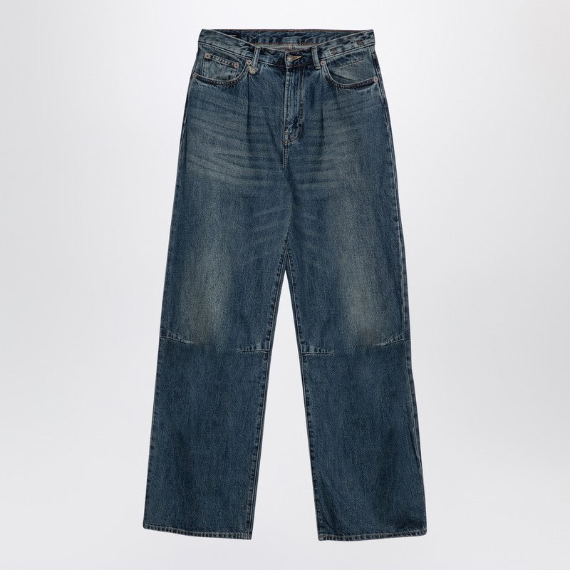 R13 Dawson blue wide denim jeans