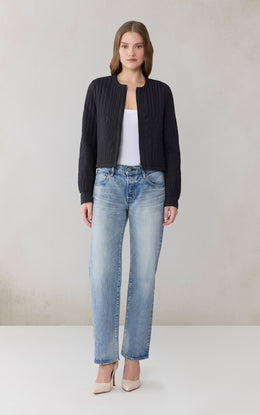 REITA Boxy Jacket in Insulated Soft Nylon