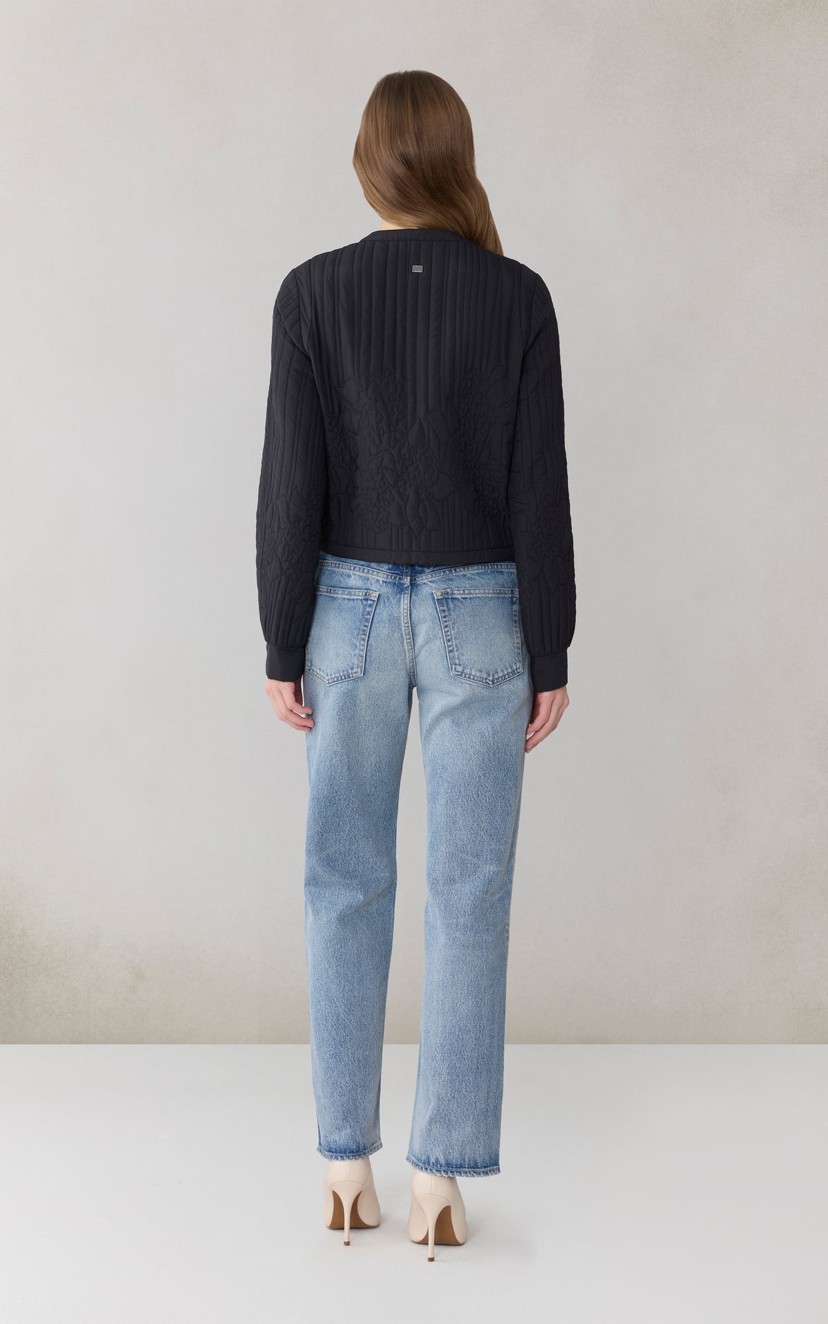 REITA Boxy Jacket in Insulated Soft Nylon