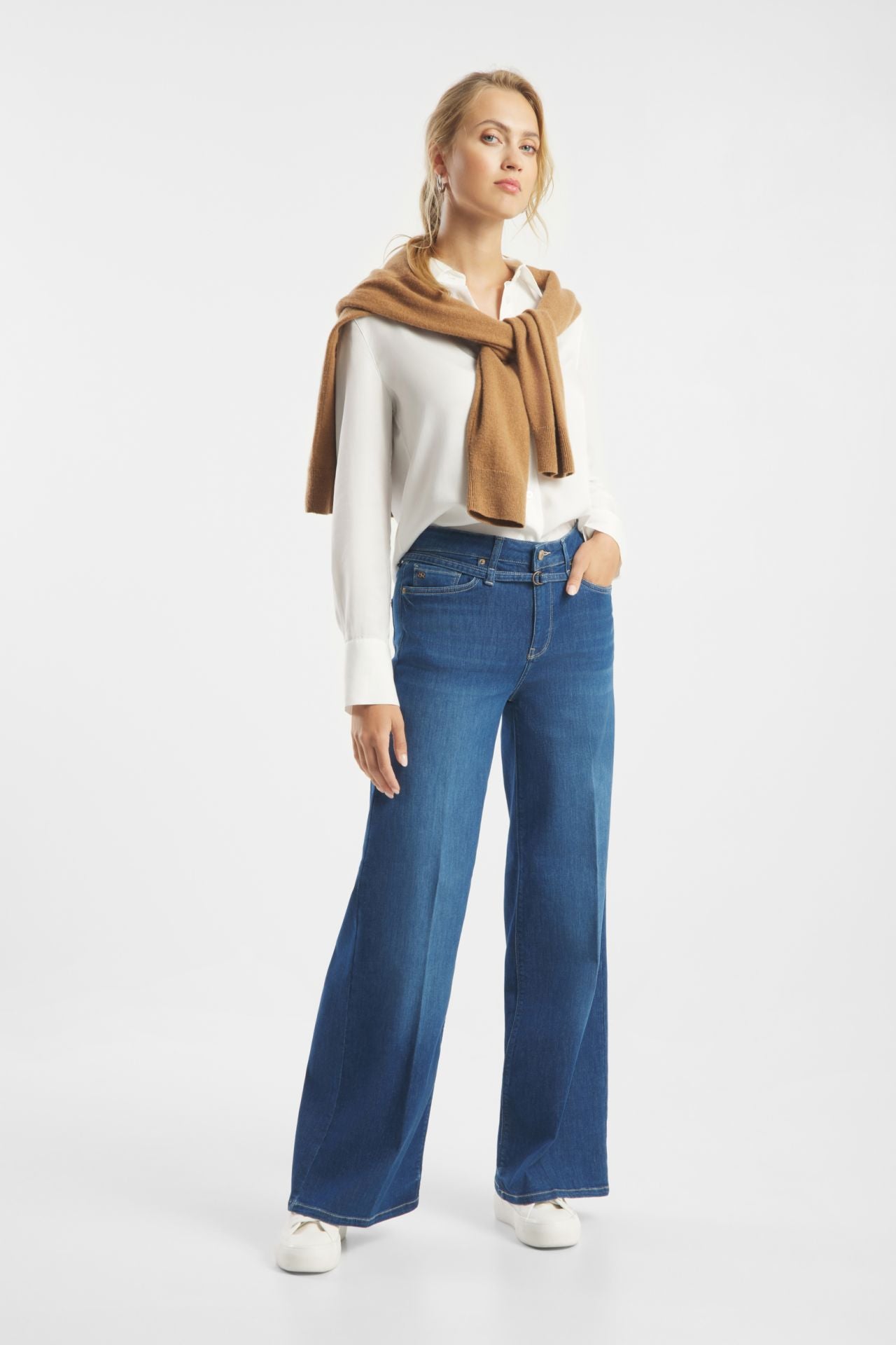 Raffaello Rossi Sventy B Blue Soft Touch Denim