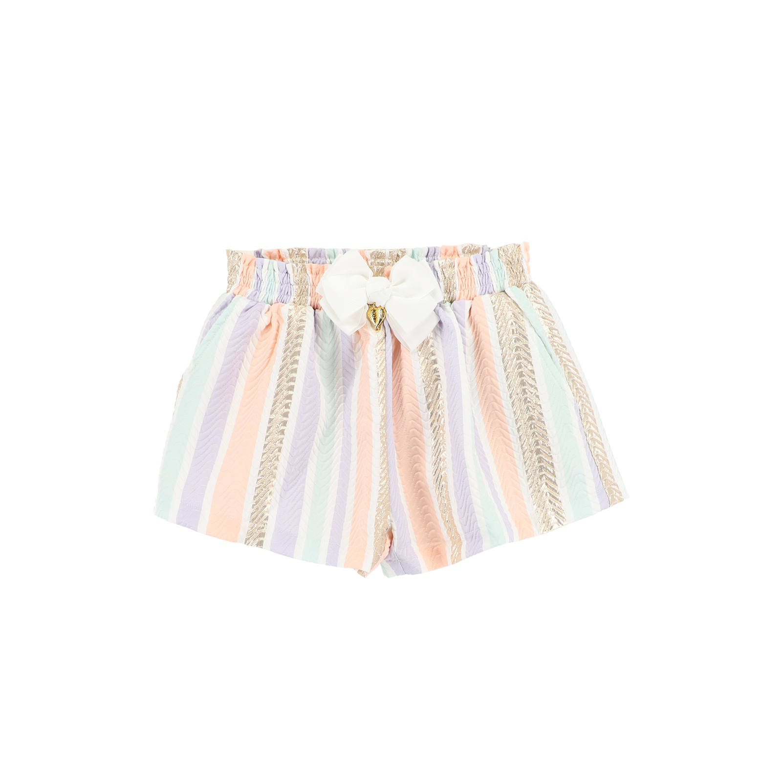 Ruthie Bow Jacquard Shorts Begonia Pink