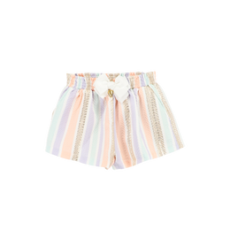 Ruthie Bow Jacquard Shorts Begonia Pink