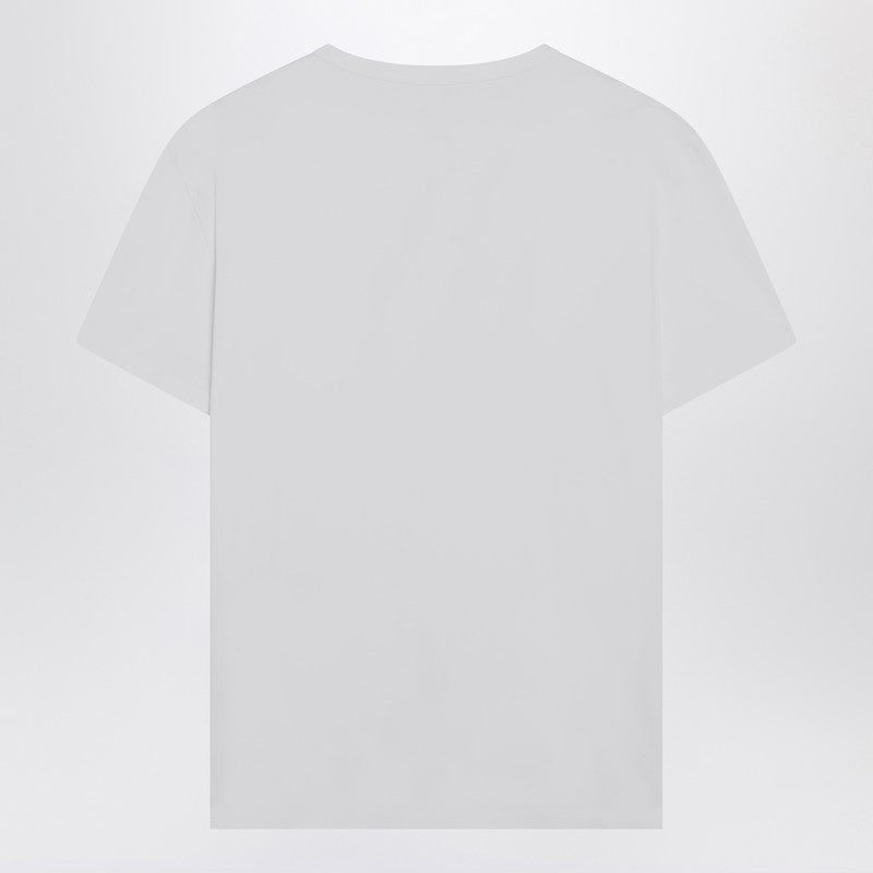 Maison Margiela White T-shirt with distorted logo