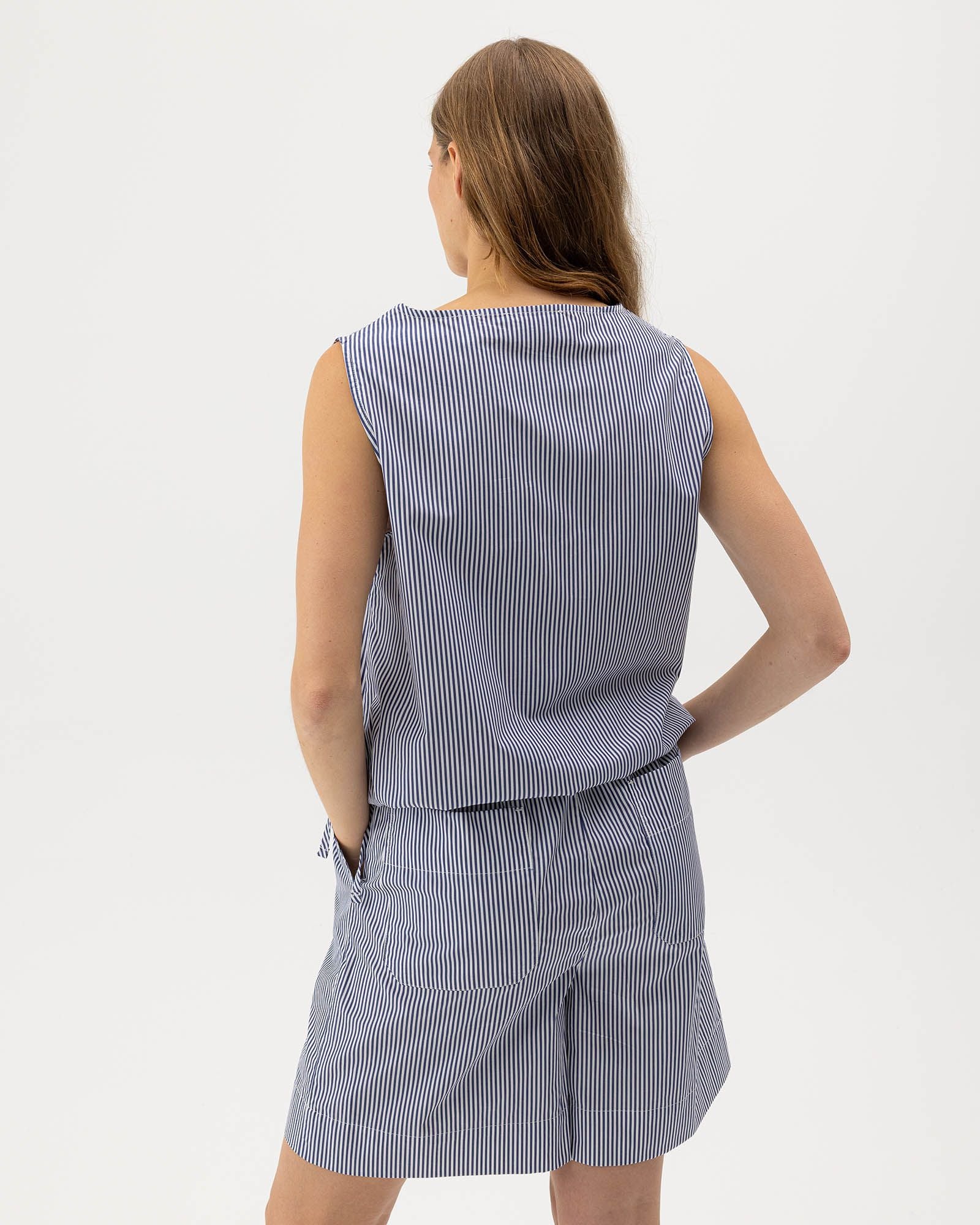 Holebrook Marie Top - Navy / White