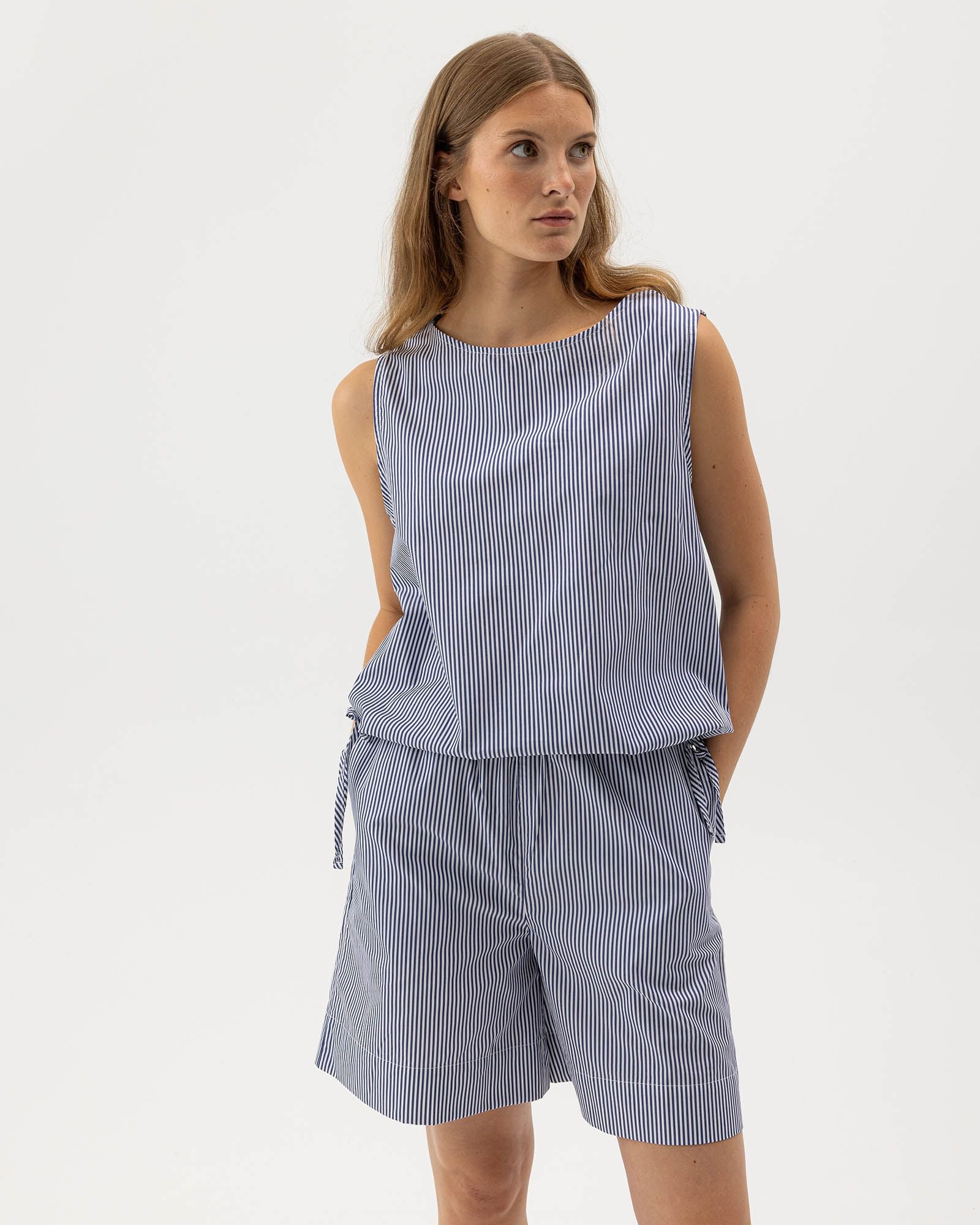 Holebrook Marie Top - Navy / White