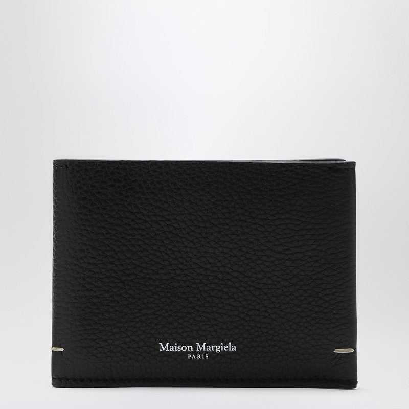 Maison Margiela Black bi-fold wallet with logo