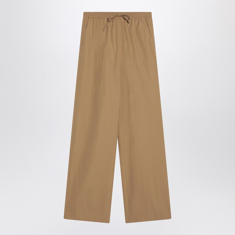 Loulou Studio Sand-coloured trousers in cotton