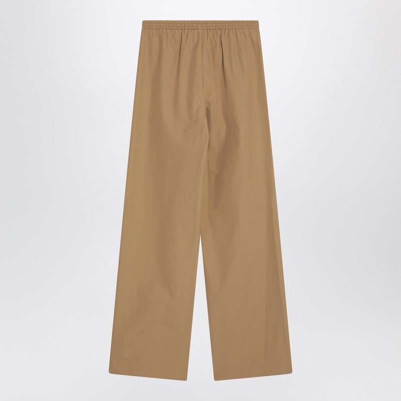 Loulou Studio Sand-coloured trousers in cotton