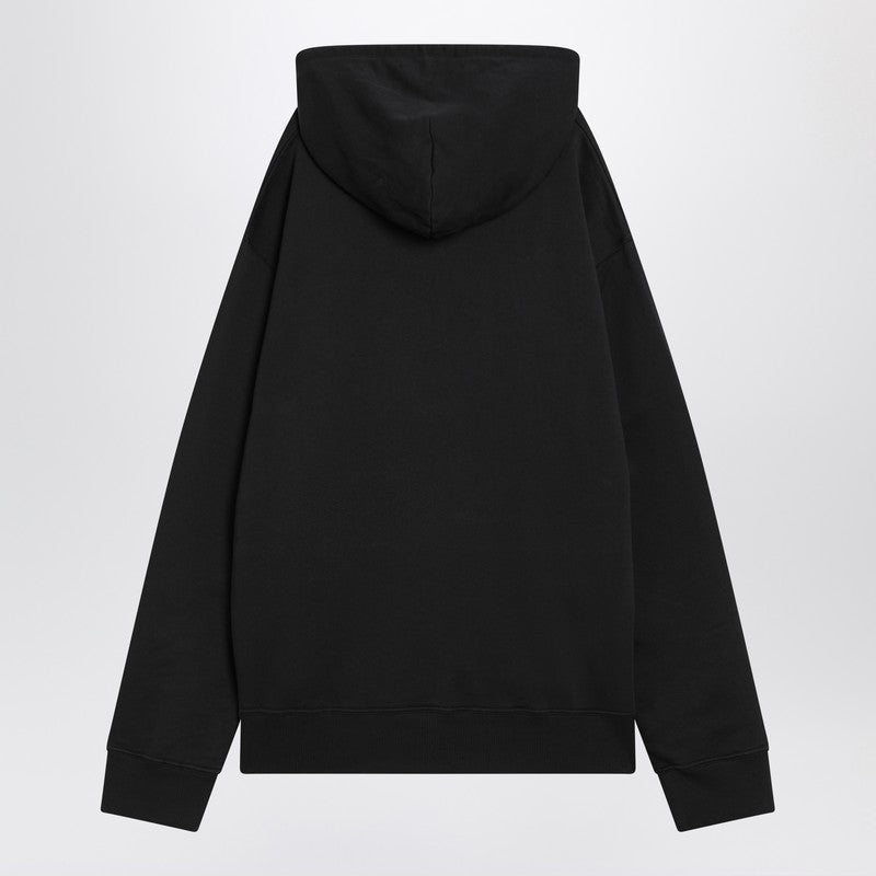 MM6 Maison Margiela Black sweatshirt with logo label