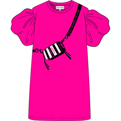 SHORT SLEEVED DRESS MALABAR FLUORESCENT