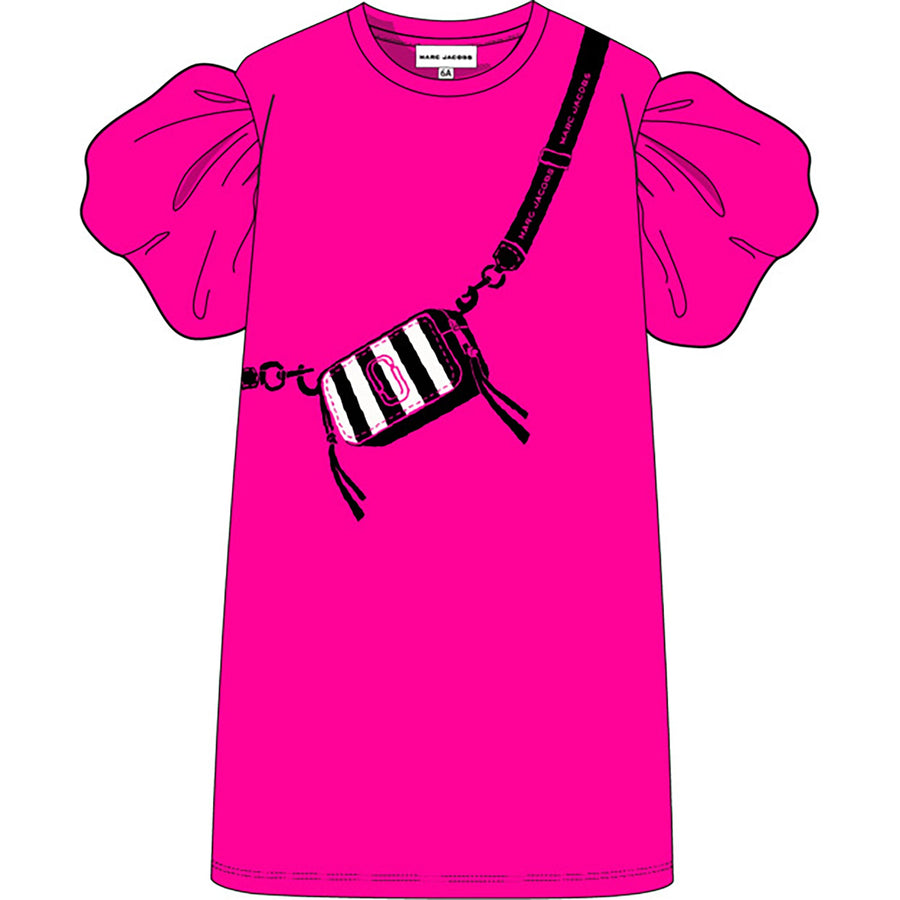 SHORT SLEEVED DRESS MALABAR FLUORESCENT