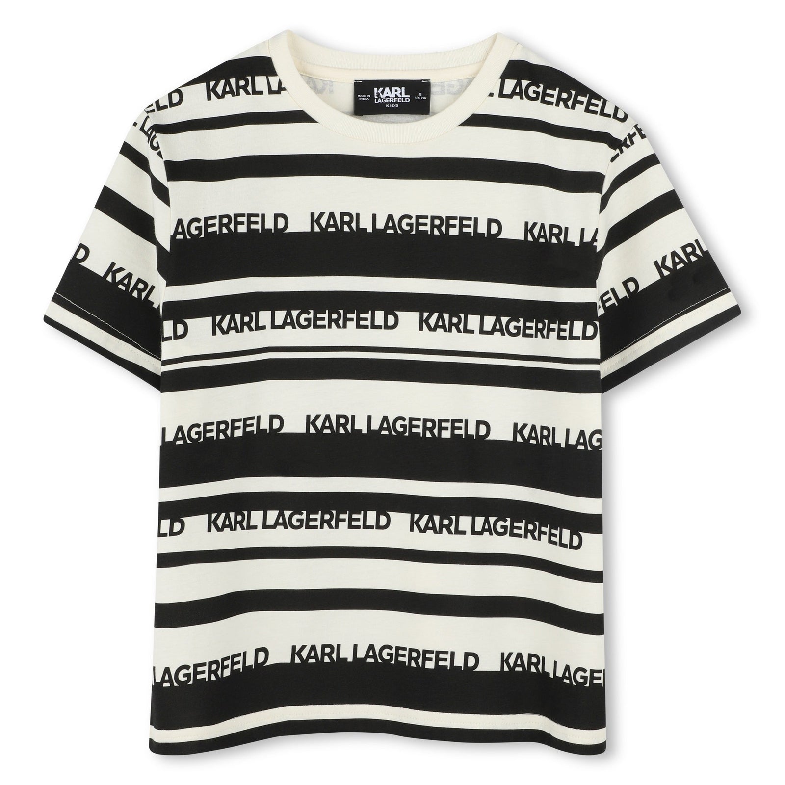 SHORT SLEEVES TEE-SHIRT IVORY KARL