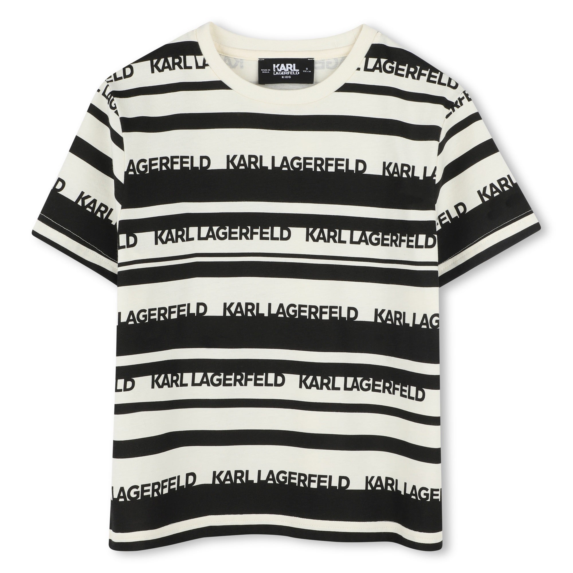 Karl Lagerfeld SHORT SLEEVES TEE-SHIRT IVORY KARL
