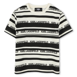 SHORT SLEEVES TEE-SHIRT IVORY KARL