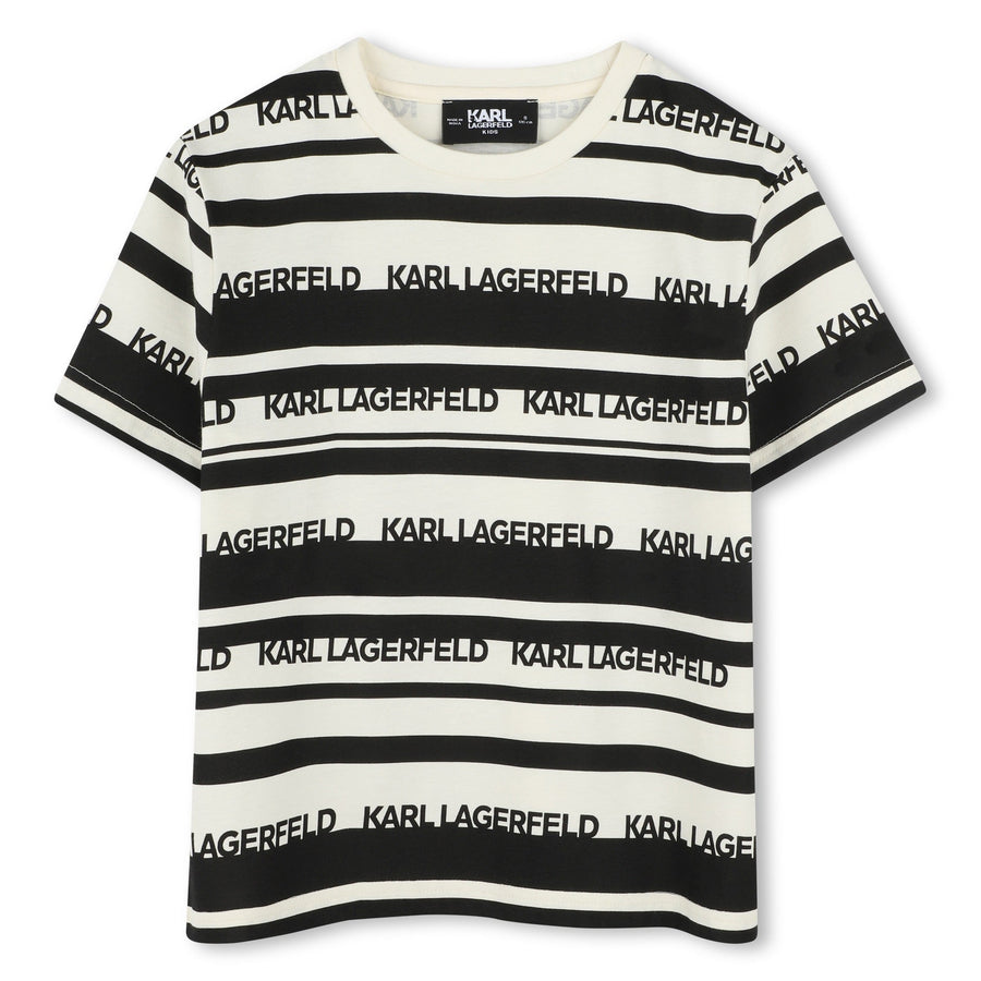 SHORT SLEEVES TEE-SHIRT IVORY KARL
