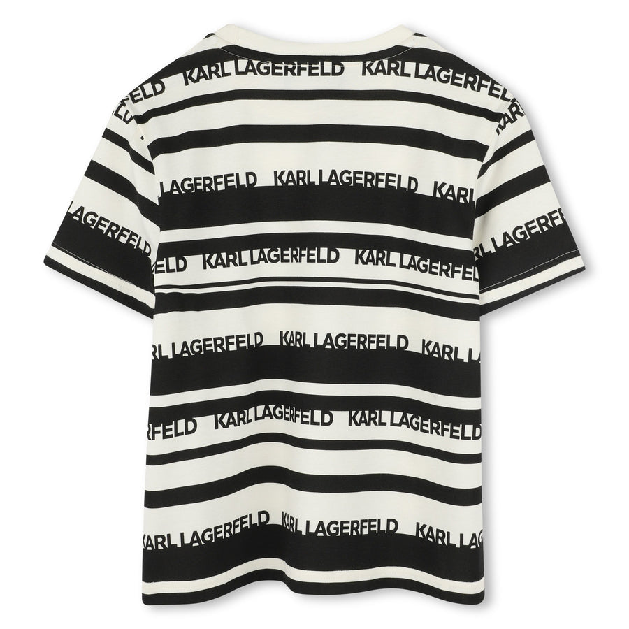 SHORT SLEEVES TEE-SHIRT IVORY KARL