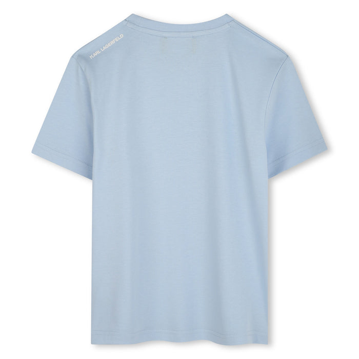 SHORT SLEEVES TEE-SHIRT PALE BLUE