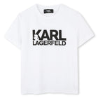 SHORT SLEEVES TEE-SHIRT WHITE KARL