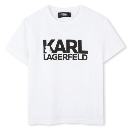SHORT SLEEVES TEE-SHIRT WHITE KARL
