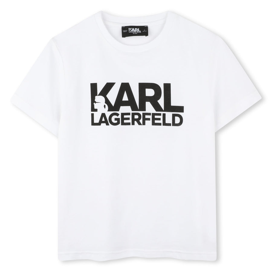 SHORT SLEEVES TEE-SHIRT WHITE KARL