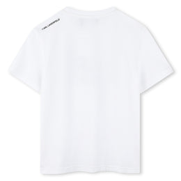 SHORT SLEEVES TEE-SHIRT WHITE KARL