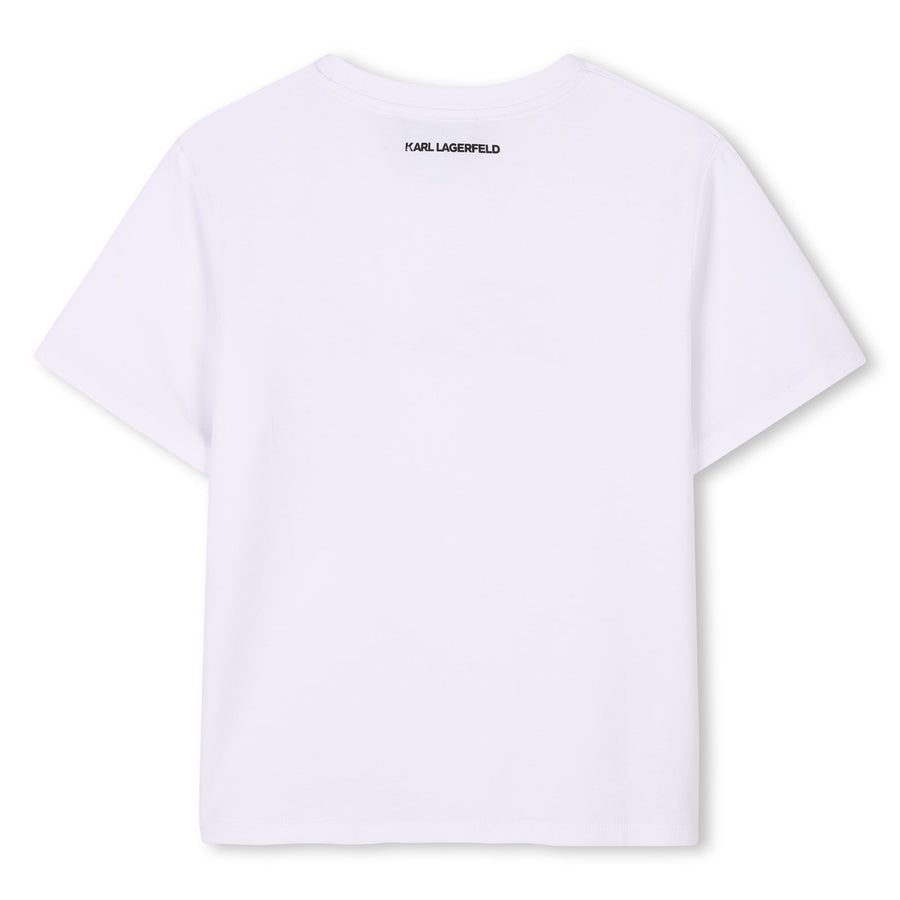 SHORT SLEEVES TEE-SHIRT KARL WHITE