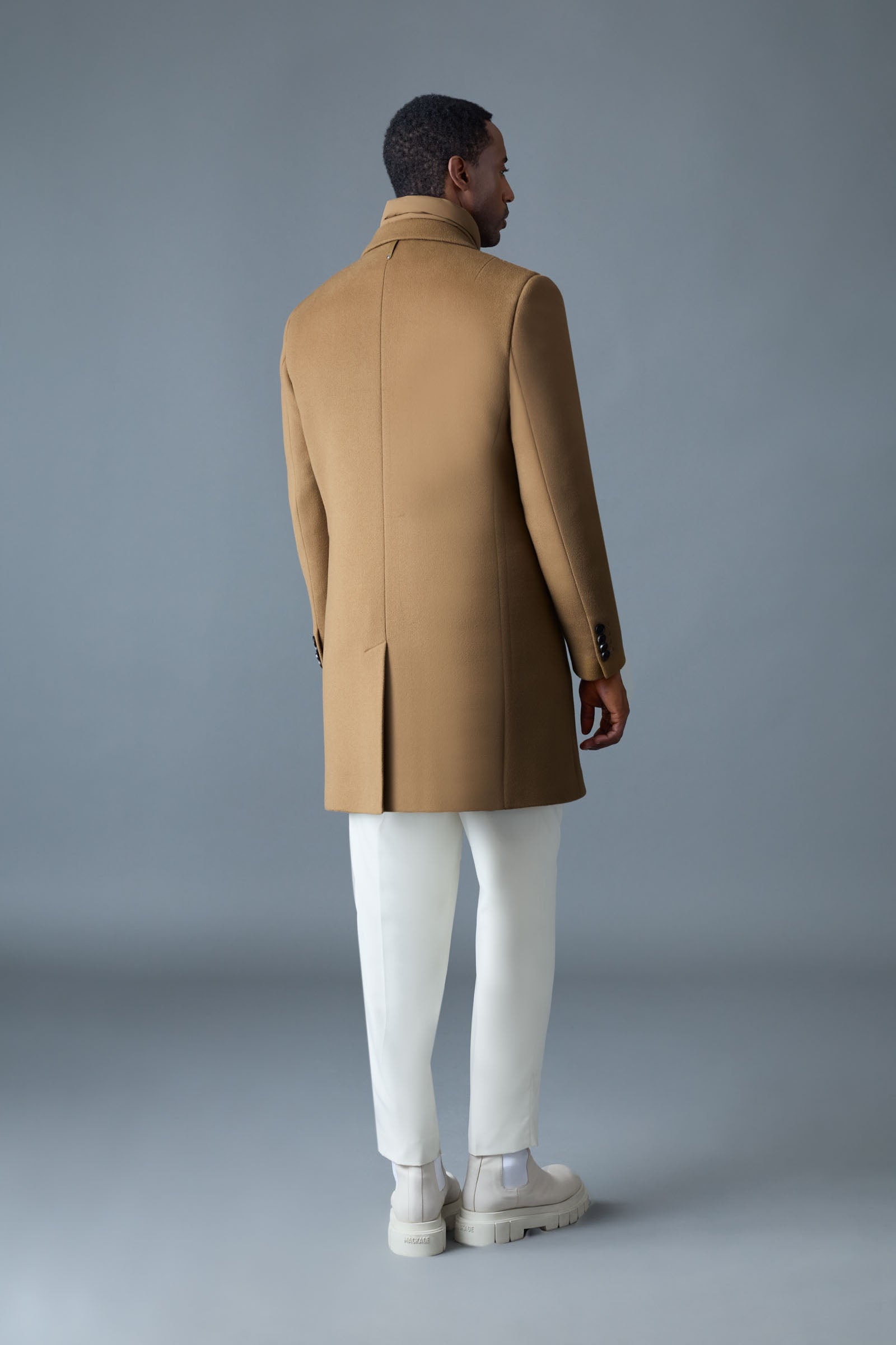 SKAI-SLB 3-in-1 wool coat with removable down liner