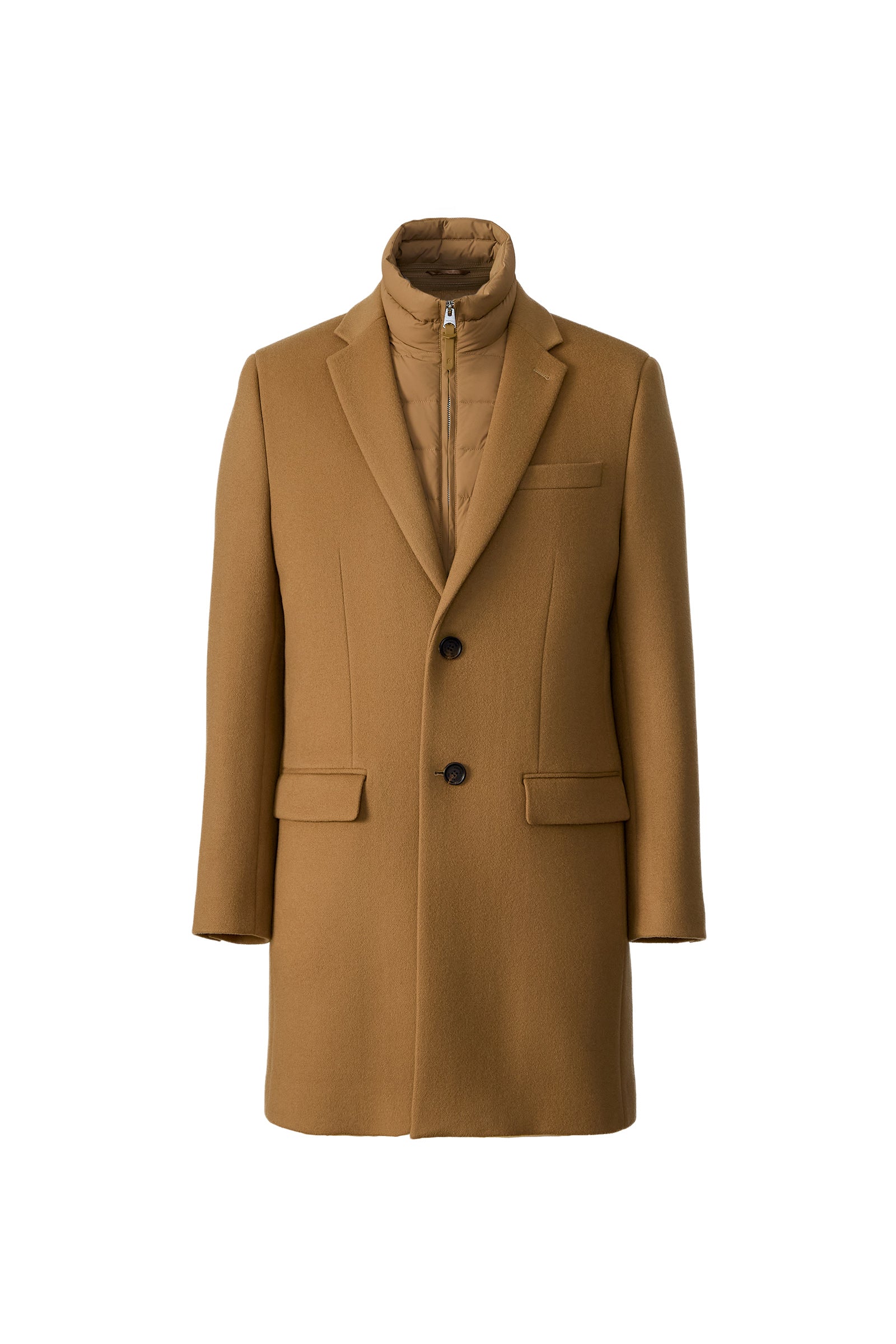SKAI-SLB 3-in-1 wool coat with removable down liner