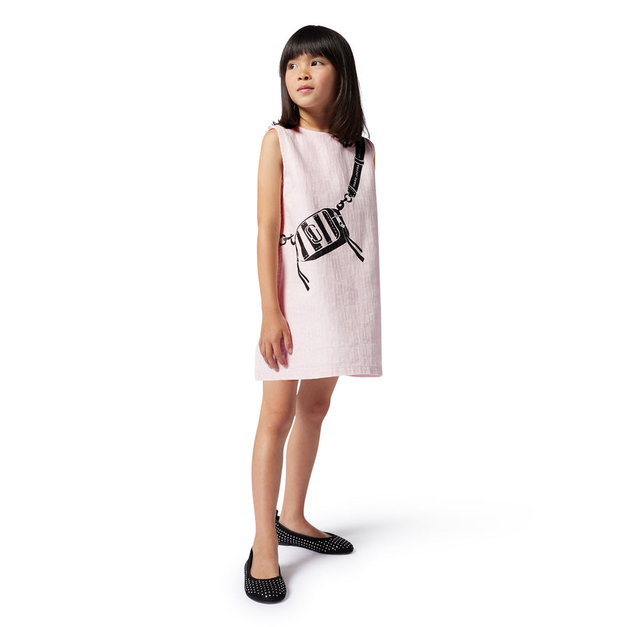 SLEEVELESS DRESS PINK