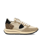 Sneakers Tropez Haute Women, Sand Black Animal-Print
