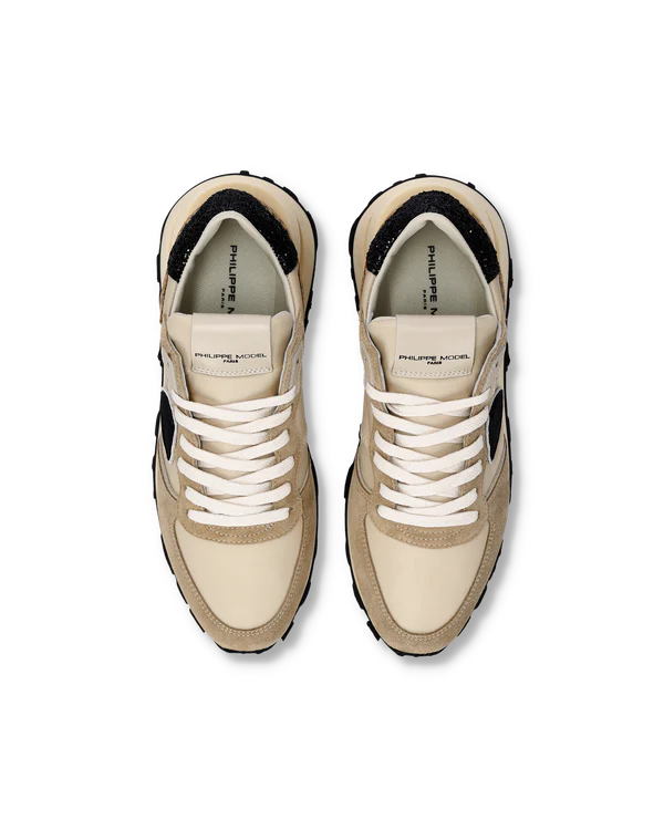 Sneakers Tropez Haute Women, Sand Black Animal-Print