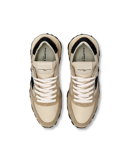 Sneakers Tropez Haute Women, Sand Black Animal-Print