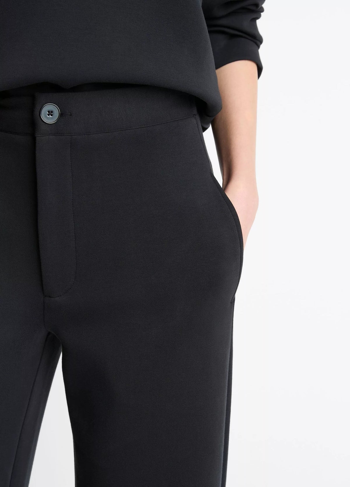 Cotton-Blend Trouser