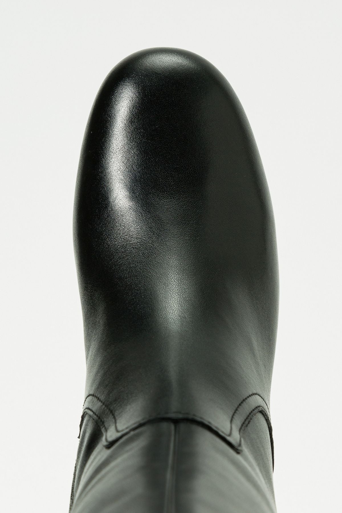 Twinset Black Leather Knee-High Boots