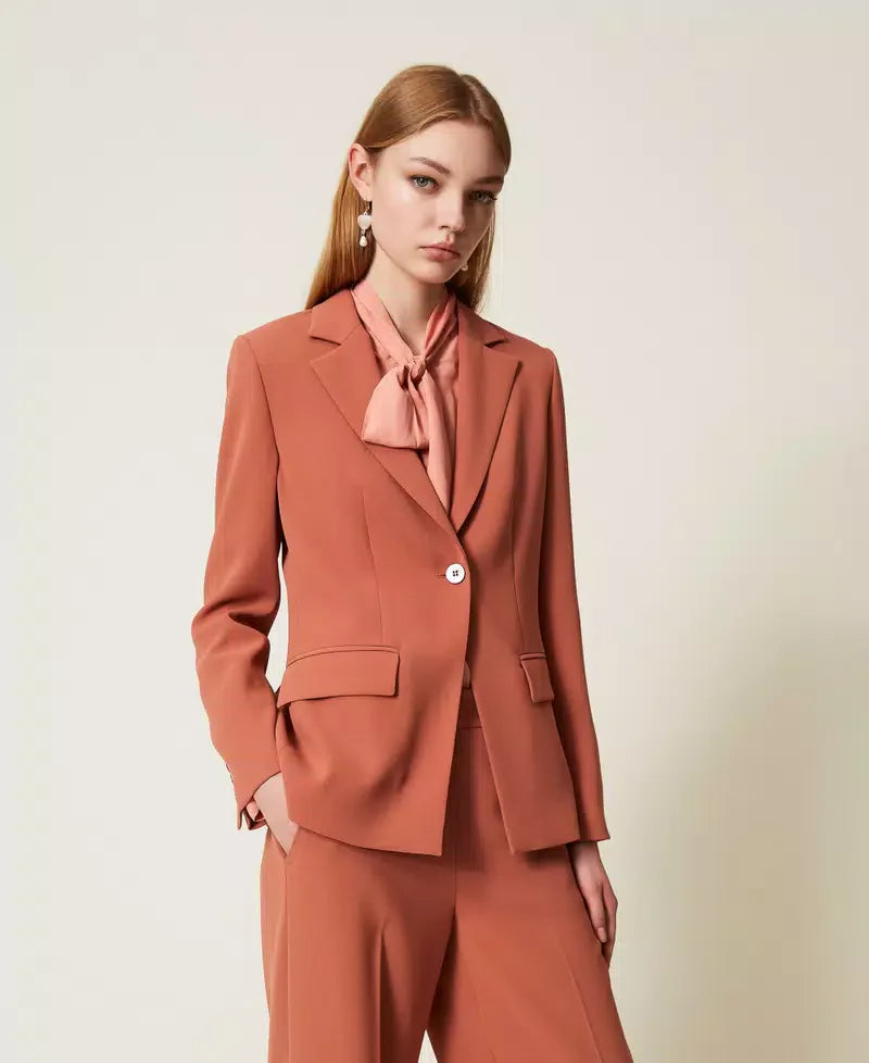 Twinset Madreperla Woven Blazer