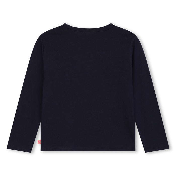 Long Sleeve Tshirt With Sequin Graphic