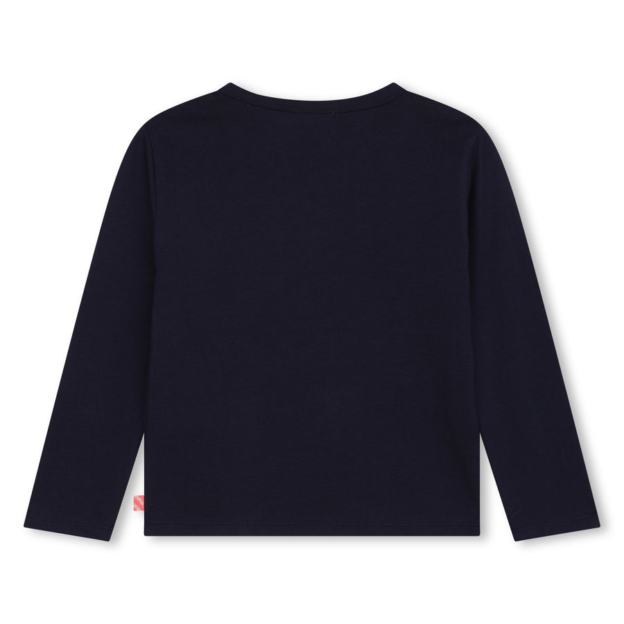 Long Sleeve Tshirt With Sequin Graphic
