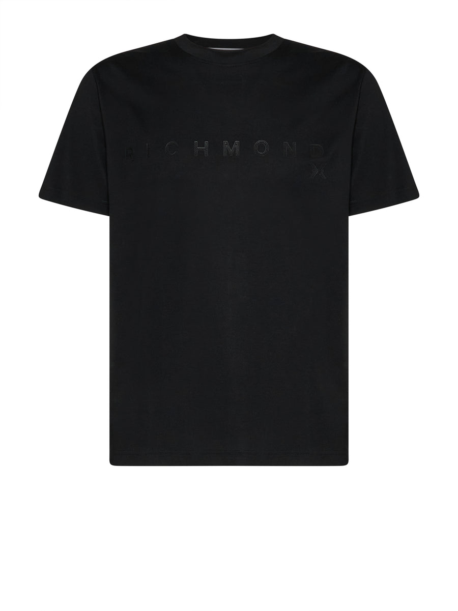 John Richmond Logo-Embroidered T-Shirt