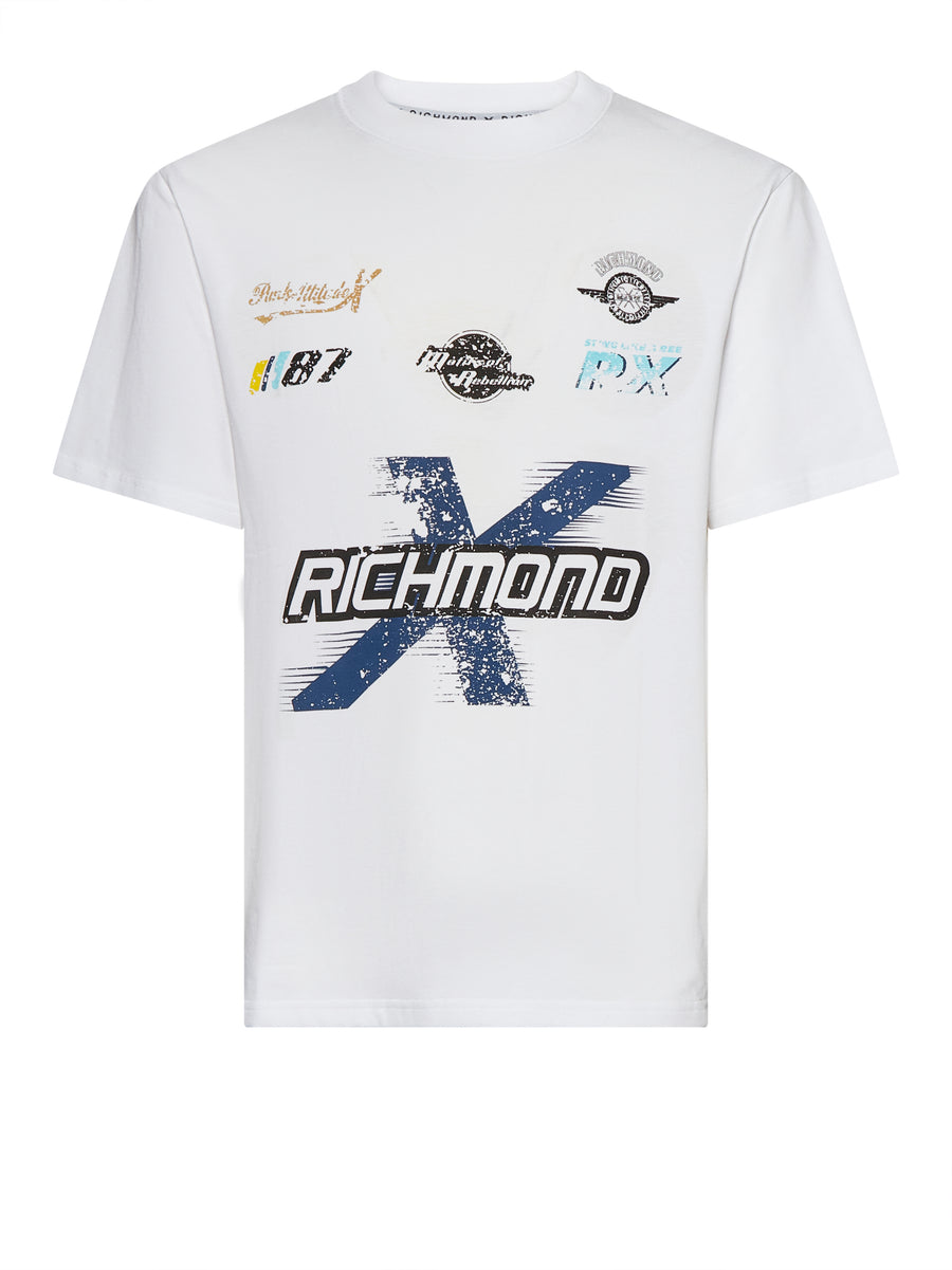 John Richmond T-Shirt With Iconic Graphics
