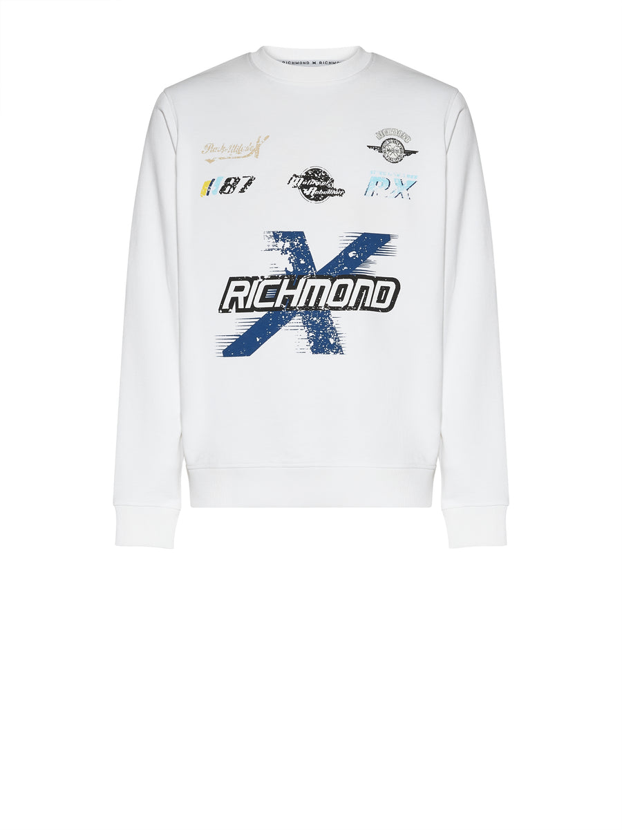 John Richmond Crew-Neck Sweatshirt